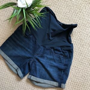 A Pea in the Pod Jean maternity shorts